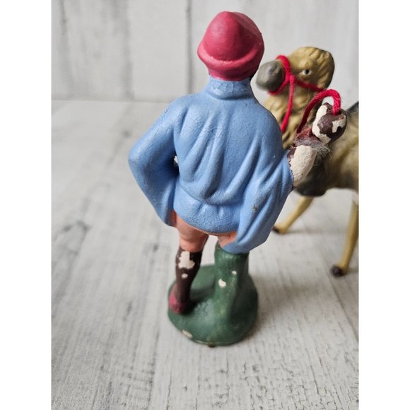 Vintage camel handler Germany AS IS nativity statue figurines decor - Picture 3 of 13